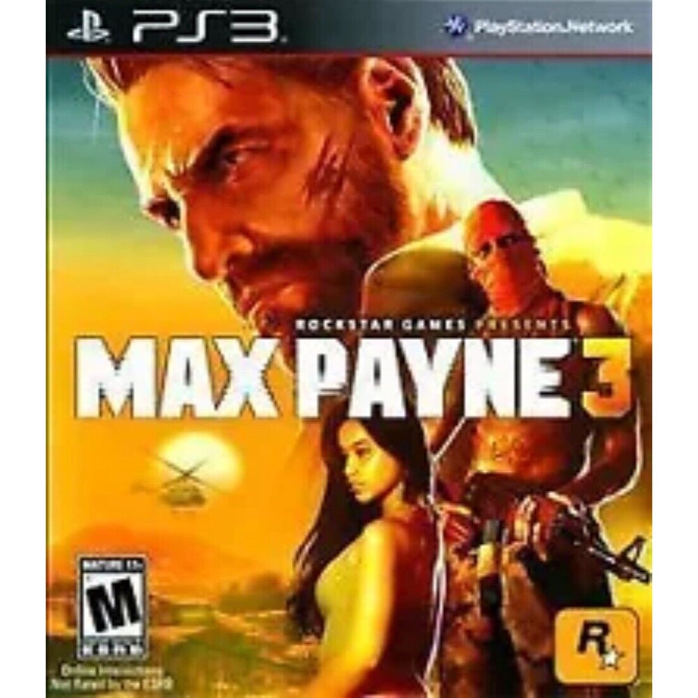 Max Payne 3 For Sony PlayStation 3 With Case 2012 PS3